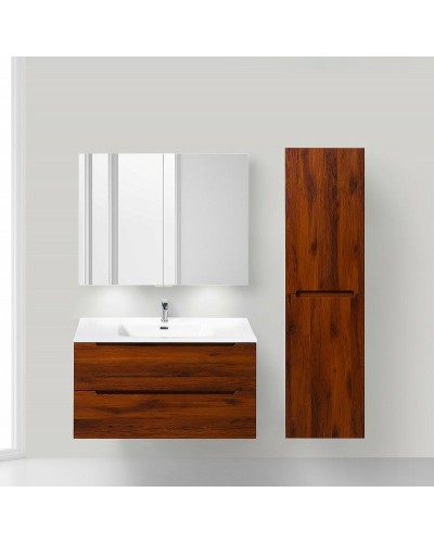 Зеркальный шкаф BelBagno SPC 90 SPC-2A-DL-BL-900 с подсветкой Белый