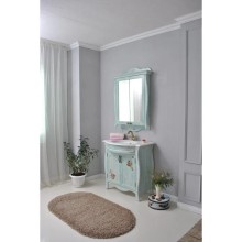 Зеркало-шкаф 78х115 см голубой Atoll Ривьера