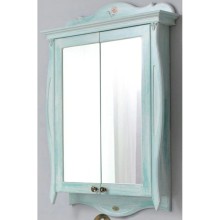 Зеркало-шкаф 78х115 см голубой Atoll Ривьера