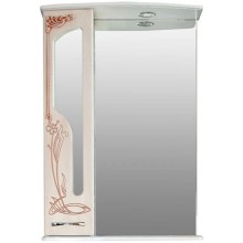 Зеркальный шкаф 65х93,5 см белое дерево медная патина Atoll Барселона