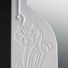 Зеркальный шкаф 65х93,5 см белый глянец Atoll Барселона