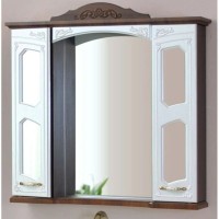 Зеркальный шкаф 79х97,5 см rosca Atoll Мастер и Маргарита
