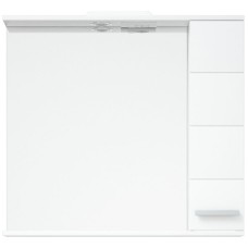 Зеркало со шкафом Corozo Денвер 80 SD-00000532 Белое