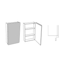 Зеркальный шкаф Corozo Монро 45 SD-00000534 Белый