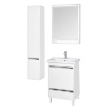 Зеркальный шкаф 60х85 см белый глянец Акватон Капри 1A230302KP010