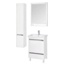 Зеркальный шкаф 60х85 см белый глянец Акватон Капри 1A230302KP010