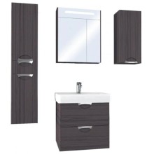 Зеркальный шкаф 60х78 см дуб макиато Акватон Сильва 1A216202SIW50