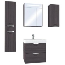 Зеркальный шкаф 60х78 см дуб макиато Акватон Сильва 1A216202SIW50