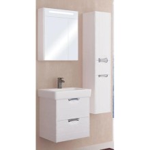 Зеркальный шкаф 60х78 см дуб полярный Акватон Сильва 1A216202SIW70