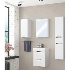 Зеркальный шкаф 50х78 см дуб полярный Акватон Сильва 1A215502SIW7L