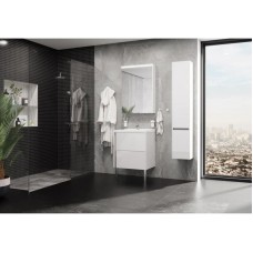 Зеркальный шкаф 60х83,3 см белый глянец R Акватон Стоун 1A231502SX010