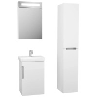 Зеркальный шкаф 40х80 см белый OWL 1975 Runn W07.04.00