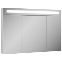 Зеркальный шкаф белый 105х80 см OWL 1975 Lagerta OW08.05.00