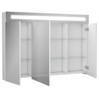 Зеркальный шкаф белый 105х80 см OWL 1975 Lagerta OW08.05.00