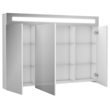 Зеркальный шкаф белый 105х80 см OWL 1975 Lagerta OW08.05.00