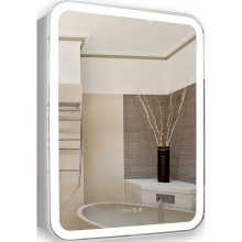 Зеркальный шкаф Creto Attento 60 18-840140A с подсветкой Белый