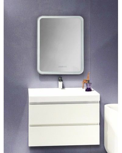 Зеркальный шкаф Creto Attento 60 18-840140A с подсветкой Белый