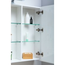 Зеркальный шкаф Aquanet Йорк 85 202089 Белый