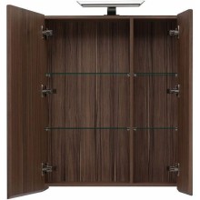 Зеркальный шкаф Aquanet Нью-Йорк 70 L 203952 Орех