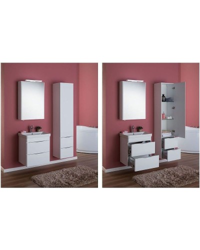 Зеркальный шкаф Aquanet Орлеан 60 R 183076 Белый