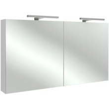 Зеркальный шкаф Jacob Delafon Rythmik 100 EB797RU-G1C с подсветкой Белый глянец