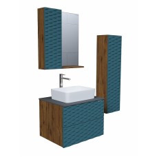 Зеркало со шкафом Grossman Альба 65 L 206502 Веллингтон Бриз