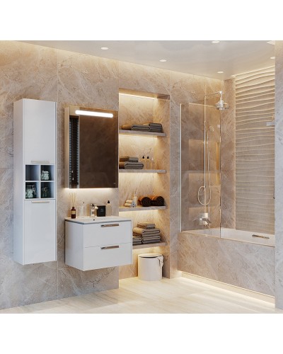 Зеркальный шкаф Roca Victoria Nord 60 ZRU9000030 с подсветкой Белый