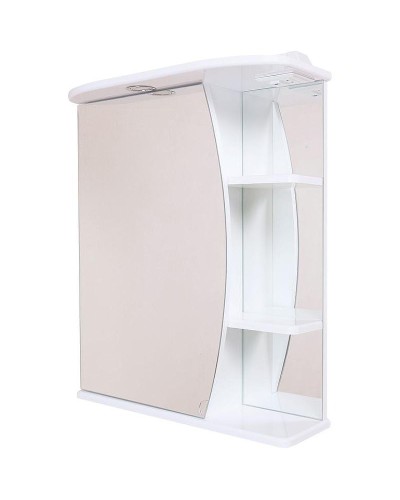 Зеркальный шкаф Onika Луна 60.01 L 206013 с подсветкой Белый