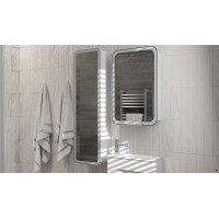 Зеркальный шкаф Jorno Modul 60 Mol.03.60/P/W/JR с подсветкой Белый