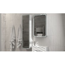 Зеркальный шкаф Jorno Modul 60 Mol.03.60/P/W/JR с подсветкой Белый