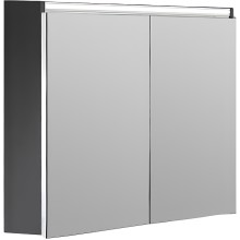 Зеркальный шкаф Boheme Armadi Art Vallessi 80 547-A matt с подсветкой Антрацит матовый