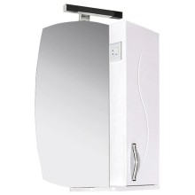 Зеркальный шкаф 60х80 см белый ASB-Mebel Грета