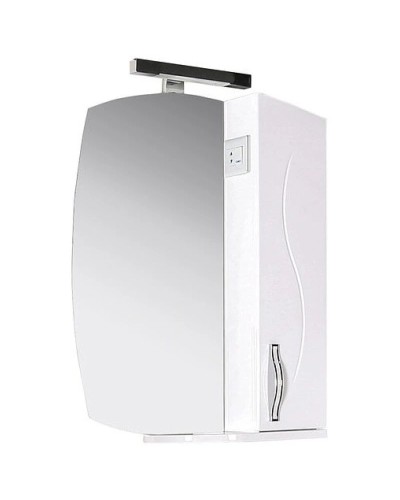 Зеркальный шкаф 60х80 см белый ASB-Mebel Грета