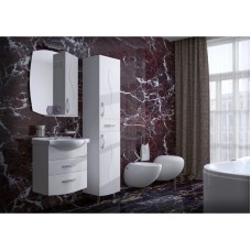 Зеркальный шкаф 60х80 см белый ASB-Mebel Грета