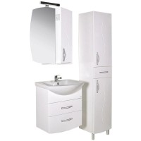 Зеркальный шкаф 60х80 см белый ASB-Mebel Грета