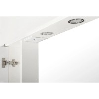 Зеркальный шкаф 65х80 см белый ясень L ASB-Mebel Альфа