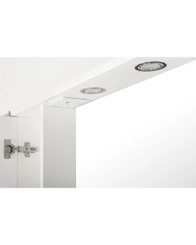 Зеркальный шкаф 65х80 см белый ясень L ASB-Mebel Альфа