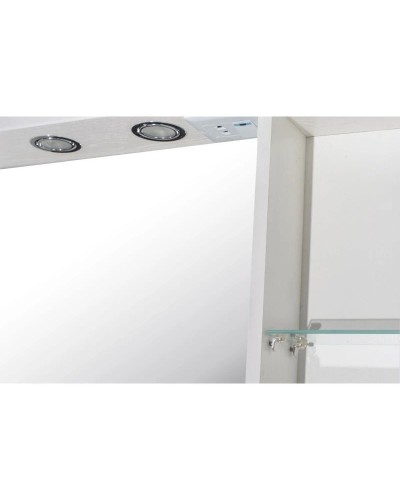 Зеркальный шкаф 65х80 см белый ясень R ASB-Mebel Альфа