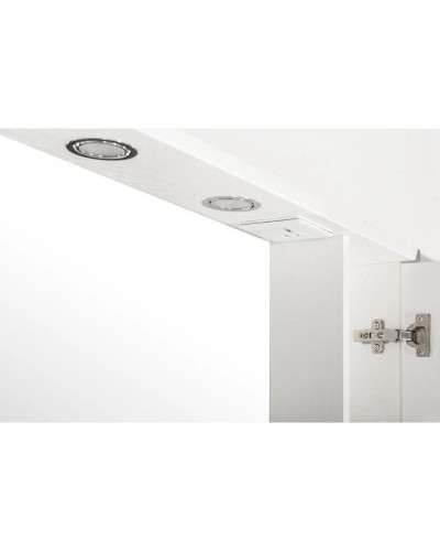 Зеркальный шкаф 65х80 см белый ясень R ASB-Mebel Альфа