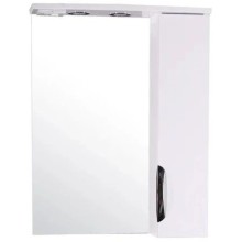 Зеркальный шкаф 57,4х78,1 см белый ASB-Mebel Миранда