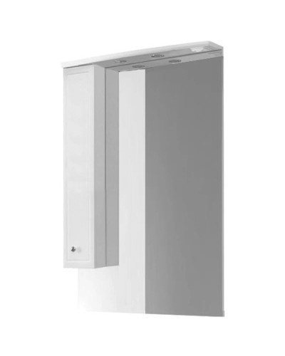 Зеркальный шкаф 65х81,5 см белый глянец L Belux Адажио В 60 Ш