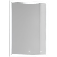 Зеркальный шкаф Jorno Slide 60 Sli.03.60/A с подсветкой с сенсорным выключателем и часами