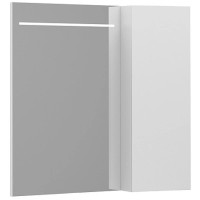 Зеркальный шкаф 78х80 см белый глянец R Belux Мадрид В 80 Ш