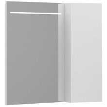 Зеркальный шкаф 78х80 см белый глянец R Belux Мадрид В 80 Ш