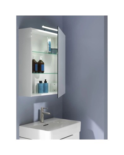 Зеркальный шкаф 60х70 см белый матовый R Laufen Base 4.0275.2.110.260.1