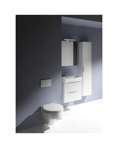 Зеркальный шкаф 60х70 см белый матовый R Laufen Base 4.0275.2.110.260.1