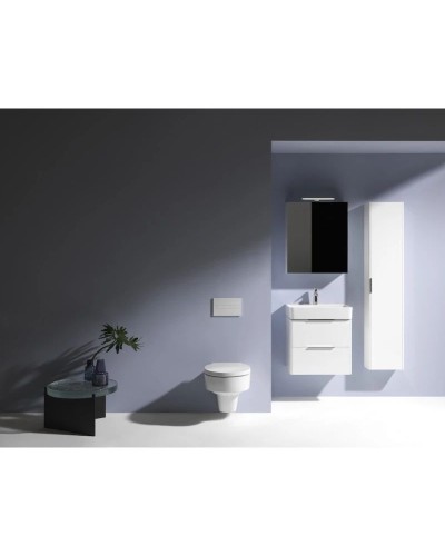 Зеркальный шкаф 60х70 см белый матовый R Laufen Base 4.0275.2.110.260.1