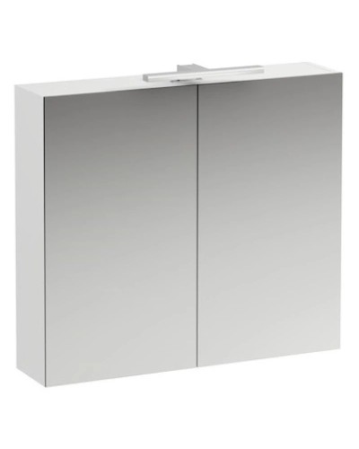 Зеркальный шкаф 80х70 см белый матовый Laufen Base 4.0280.2.110.260.1