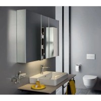 Зеркальный шкаф 130х75 см Laufen Frame 25 4.0875.4.900.144.1