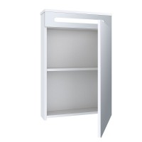Зеркальный шкаф Runo Парма 50 R 00-00001128 с подсветкой Белый